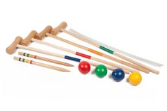 30% OFF CLEARANCE! Traditional Wooden Croquet Toys Set