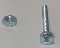 Steering Motor securing nut and bolt M4