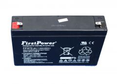 Battery Powered - 6V, 6.7Ah lead acid battery