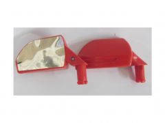 Pair of wing mirrors - red bbh118